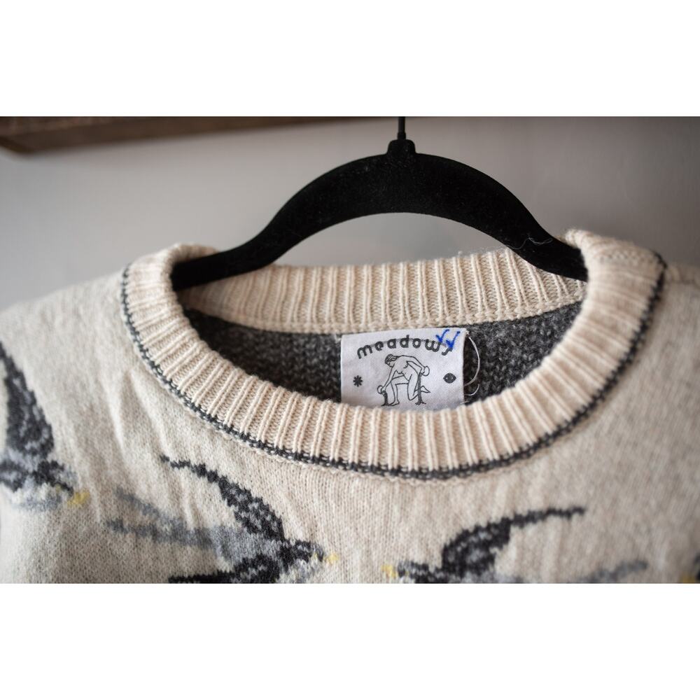 Anthropologie Meadows Farm Pullover Sweater Wool Small NEW - Picture 3 of 4